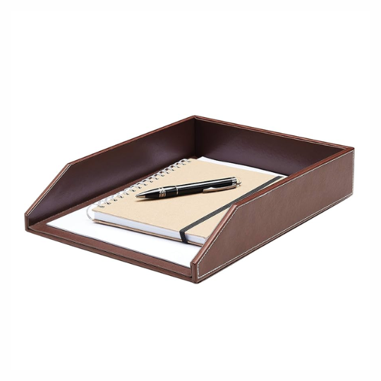 Leather Letter Trays